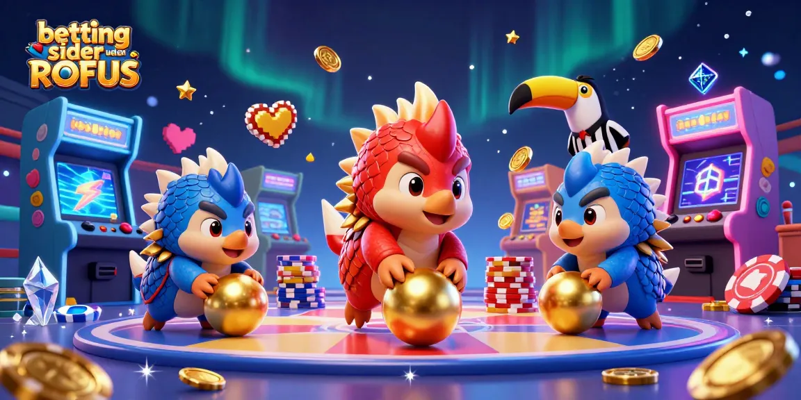 Engaging scene of betting sider uden ROFUS with colorful pangolins bowling through poker chips for thrilling action.